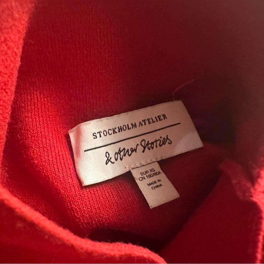 & other stories red sweater
